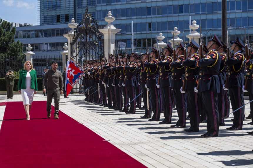 Prezidentka privítala Volodymyra Zelenského na Slovensku. Vyjadrila mu podporu v snahe vstúpiť do NATO a EÚ