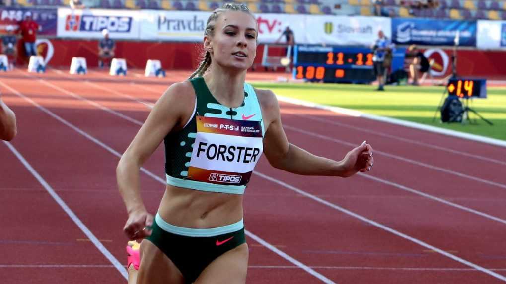 Forsterová po 55 rokoch vylepšila slovenský rekord na stovke