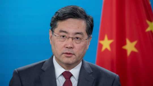 Čínsky minister zahraničných vecí Čchin Kang.