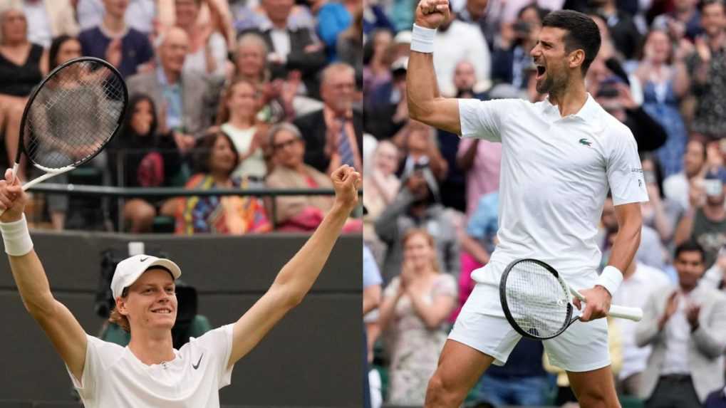 Sinner a Djokovič prvými mužskými semifinalistami  Wimbledonu, Srb vyrovnal Federerov rekord