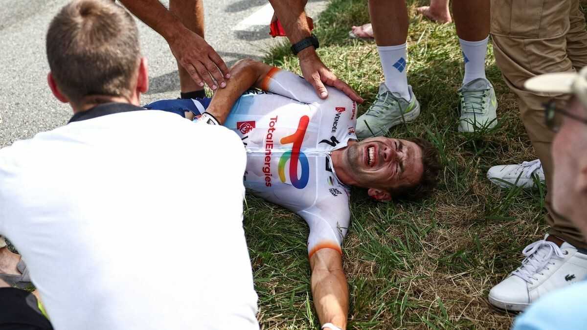 Les spectateurs du Tour ont imputé la nouvelle chute de Sprá RTVS