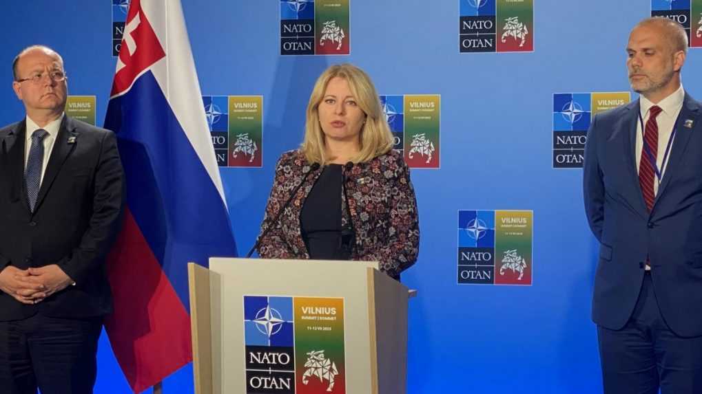 Prezidentka: Samit NATO nebol rozhodovaním o Ukrajine v Aliancii, ale o obrane slovenských záujmov