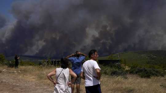 Požiare v Grécku