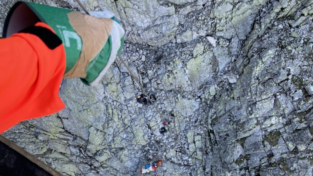 Dvaja poľskí horolezci vo Vysokých Tatrách zablúdili, ďalší po 20-metrovom páde skončil v nemocnici