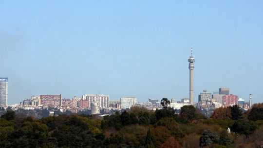 Na snímke je panoráma mesta Johannesburg.