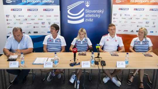 Slovenskí atléti pred odchodom na MS v atletike