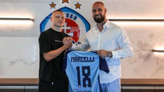 Slovan podpísal nový kontrakt s talentovaným Marcellim