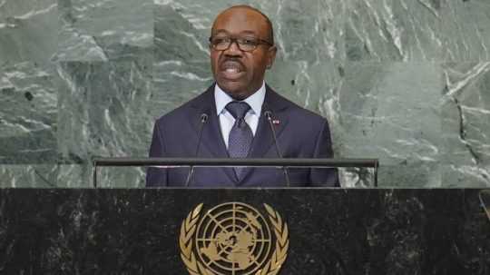 Na archívnej snímke prezident Gabonu Ali Bongo Ondimba.