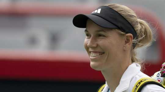 Dánska tenistka Carolina Wozniacka zažila víťazný návrat na kurty