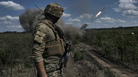 Ilustračná snímka ukrajinského vojaka.