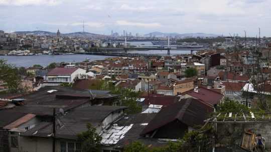 Pohľad na turecký Istanbul.