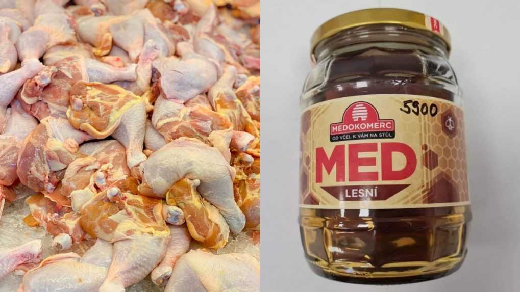 Potravinári sťahujú z pultov množstvo poľskej hydiny aj český med. V mäse objavili salmonelu, v mede antibiotiká