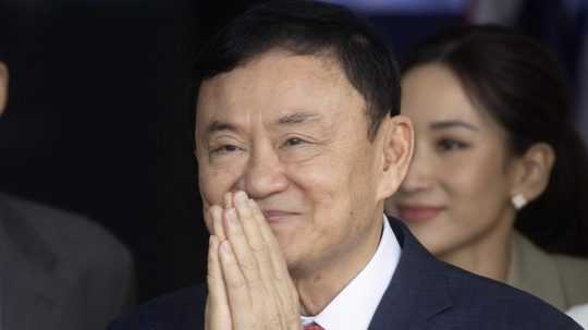 Na snímke bývalý thajský premiér Thaksin Šinavatra.