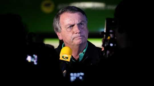Na snímke bývalý brazílsky prezident Jair Bolsonaro.