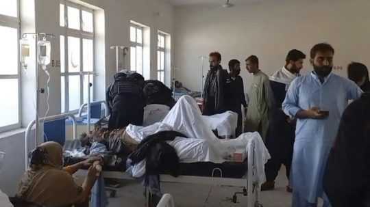 Nemocnica v Pakistane po bombovom výbuchu v okrese Mastung.