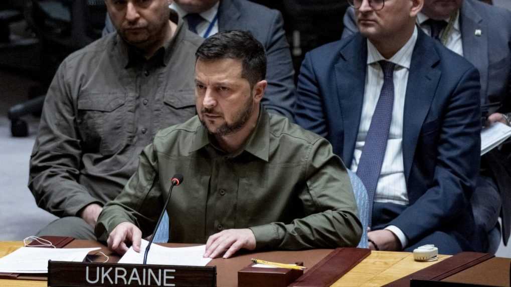 Podpora Ukrajiny pri obrane proti invázii znamená chrániť Chartu OSN, povedal Zelenskyj
