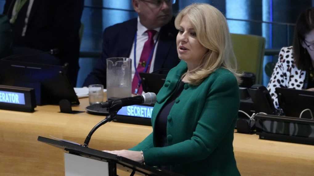Prezidentka Čaputová v New Yorku: Aj odstránenie chudoby je cieľom Slovenska