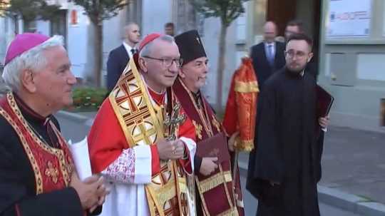 Kardinál Pietro Parolin na návšteve Košíc.