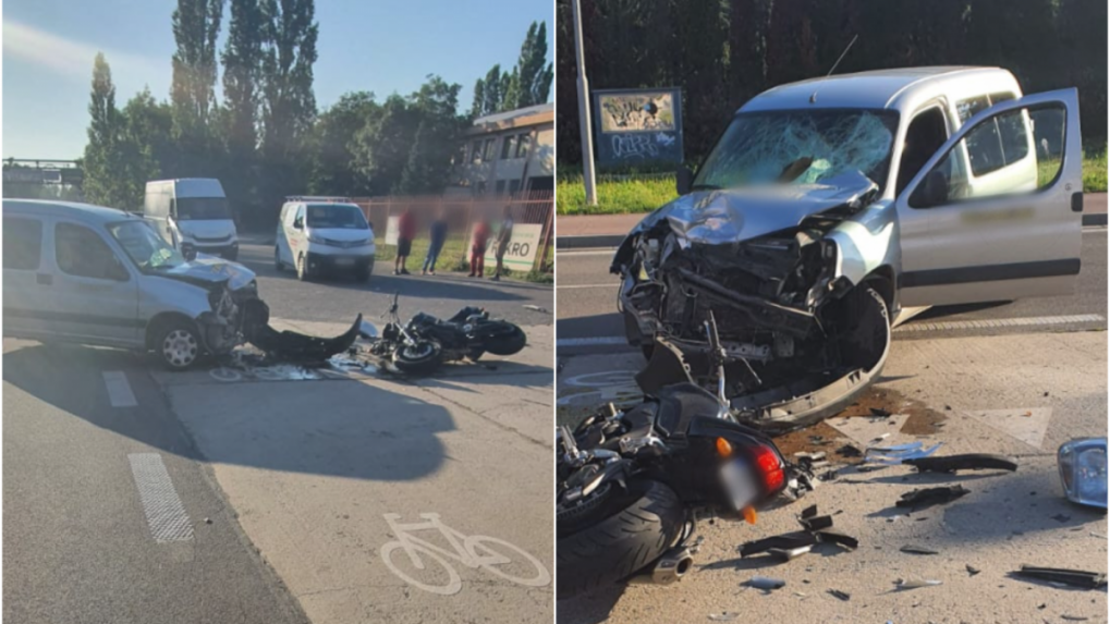 Dopravu v Bratislave komplikujú viaceré nehody. Pri jednej z nich utrpel motorkár ťažké zranenia