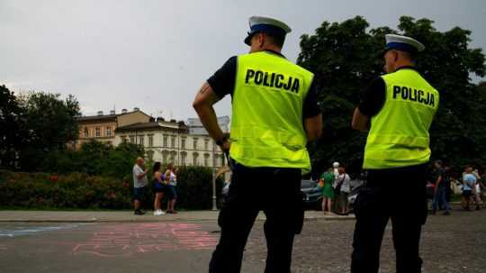 Ilustračná snímka - poľská polícia.