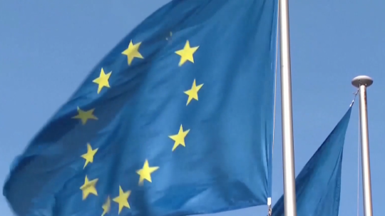 Vlajka Európskej únie.