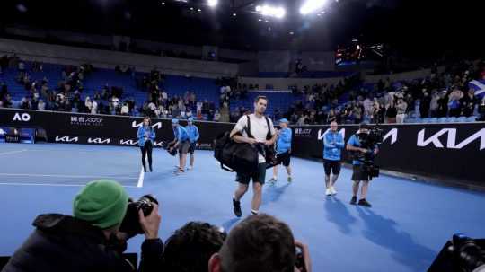 Australian Open: Na archívnej snímke tenista Andy Murray.
