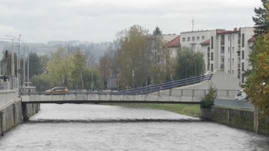 Na snímke most v Banskej Bystrici.