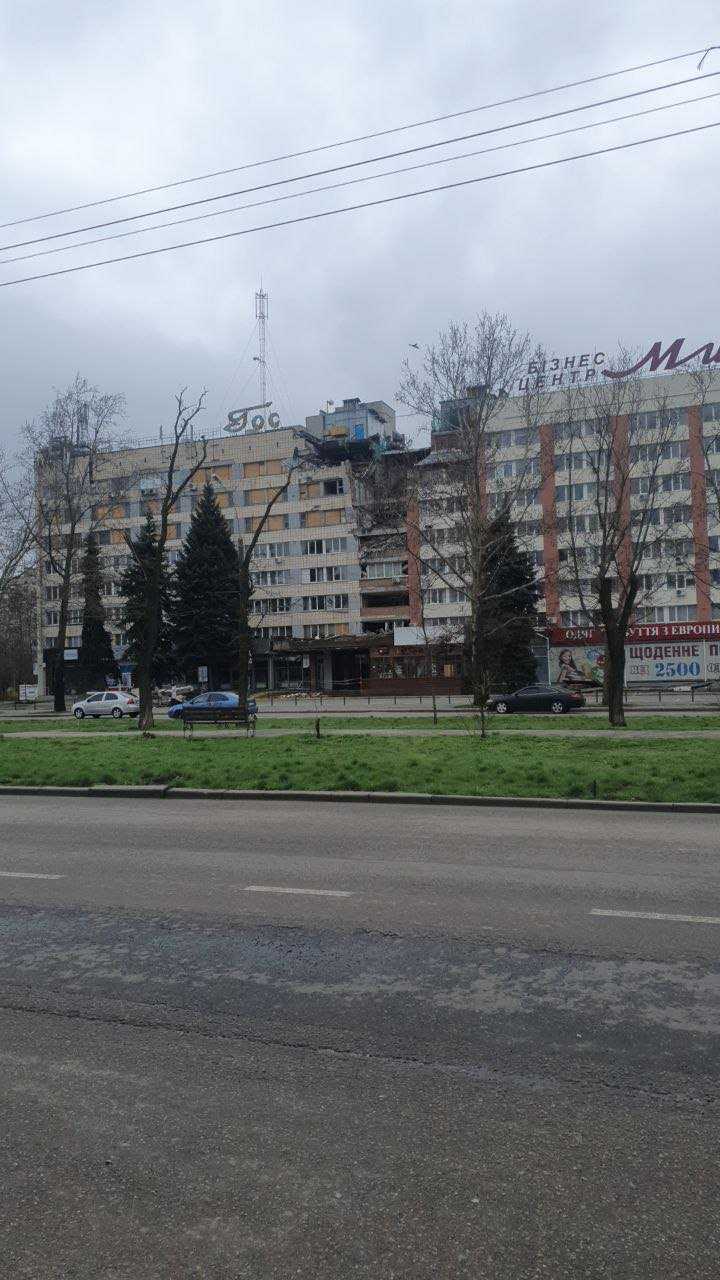 Hotel Mykolaiv, ktorÃƒÂ½ 14. jÃƒÂºla 2022 zniÃ„Âila ruskÃƒÂ¡ raketa.