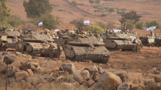 Izraelské tanky.