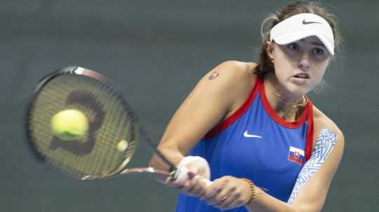 Na snímke slovenská tenistka Renáta Jamrichová.