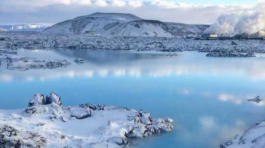 Modrá Lagúna na Islande.