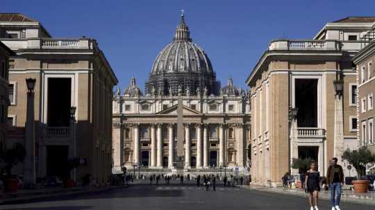 Na snímke Bazilika sv. Petra vo Vatikáne.
