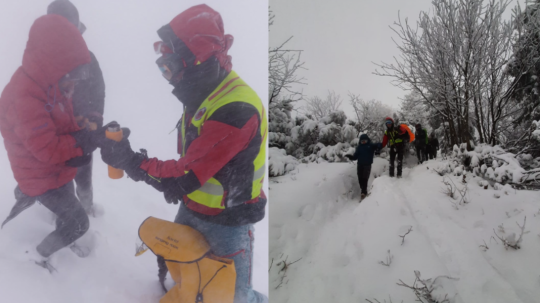 Horskí záchranári opäť zachraňovali uviaznutých turistov na hrebeni Malej Fatry.