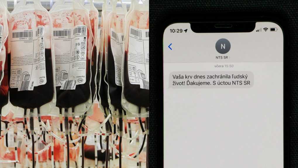 Vaša krv dnes zachránila ľudský život! Takúto SMS dostávajú darcovia, keď ich krv putuje na pomoc pacientovi