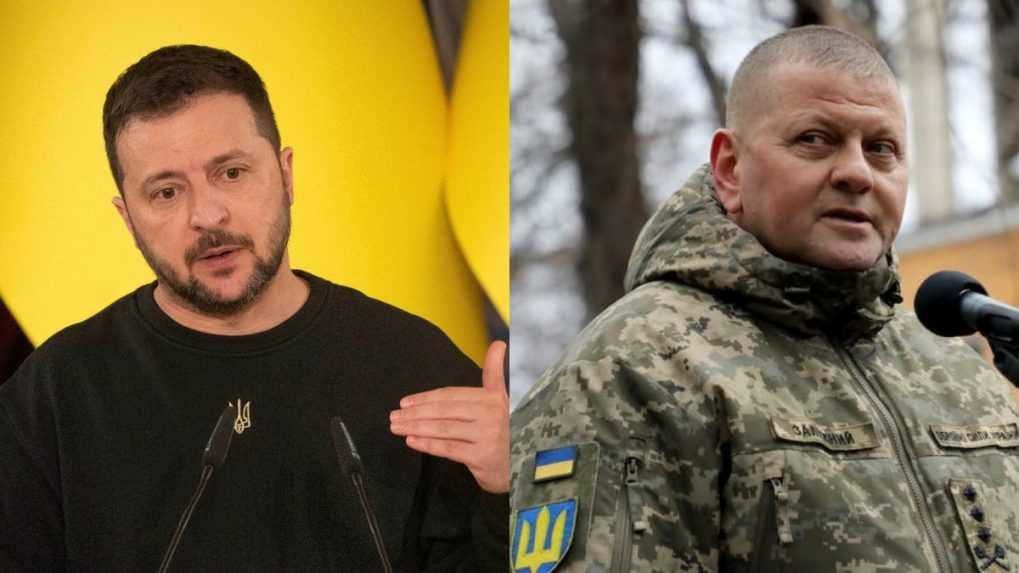 Ukrajina informovala USA, že V. Zelenskyj sa rozhodol odvolať hlavného veliteľa armády V. Zalužného, píše Washington Post