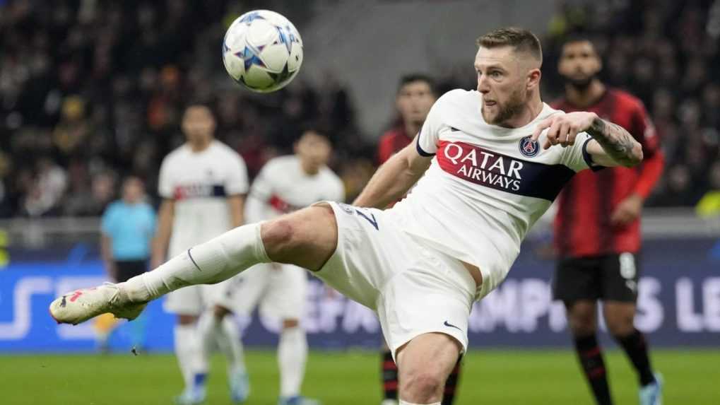 Liga majstrov: Škriniar strelil prvý gól za PSG, jeho tím však v Miláne prehral