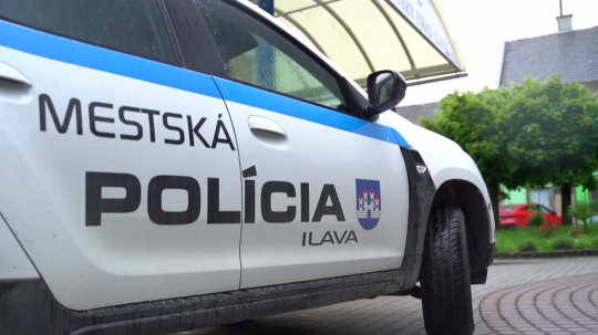 Na snímke je vozidlo ilavskej mestskej polície.