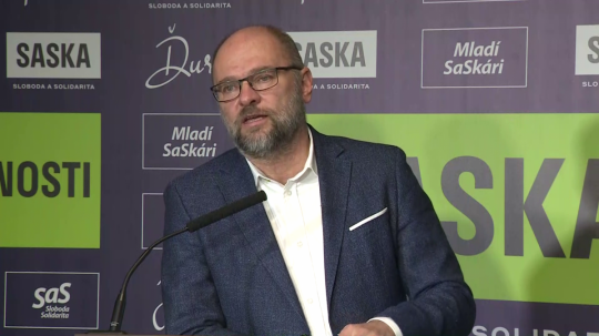 Exminister hospodárstva a predseda SaS Richard Sulík.