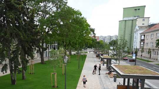 Lokalita Zelený kríček po komplexnej rekonštrukcii v meste Trnava.