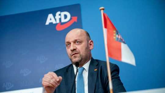 Na snímke líder kandidátky nemeckej strany AfD