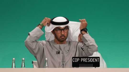 Predseda COP28 Sultán al-Džaber.