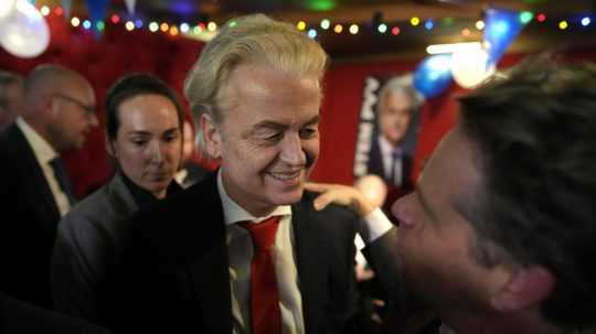 N snímke Geert Wilders.