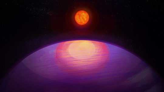Planéta LHS 3154b je 13-krát väčšia ako Zem a jej hviezda je 9-krát menšia ako Slnko.