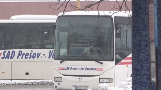 Autobusy prešovského autobusového dopravcu.