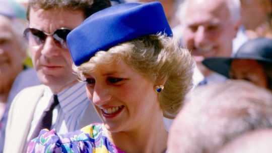 Archívna sníma - Princezná Diana.