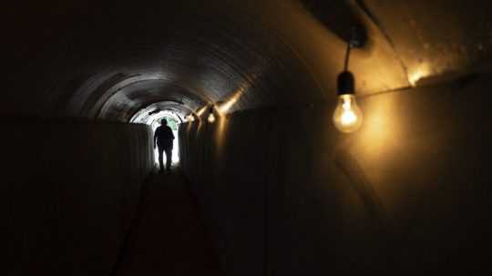 Ilustračná snímka - replika tunelov v Gaze.