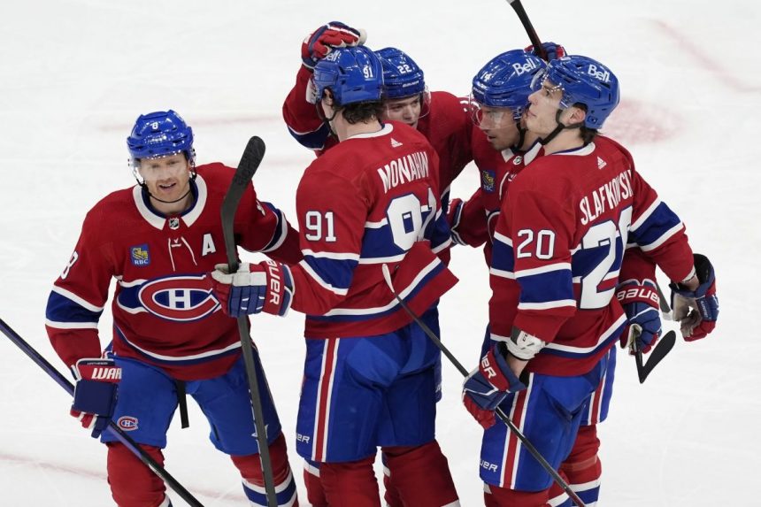 NHL: Slafkovský strelil svoj desiaty gól v sezóne, Montreal však nestačil na Dallas