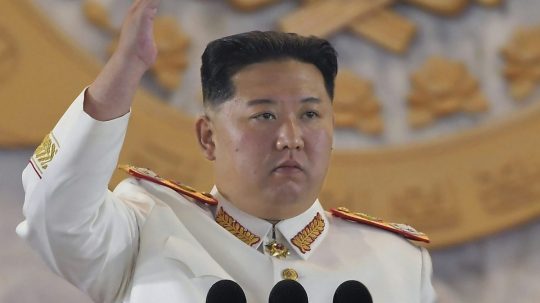 Severokórejský vodca Kim Čong-un.