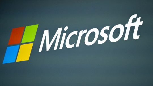 Logo firmy Microsoft.