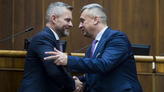 Peter Pellegrini a Andrej Danko